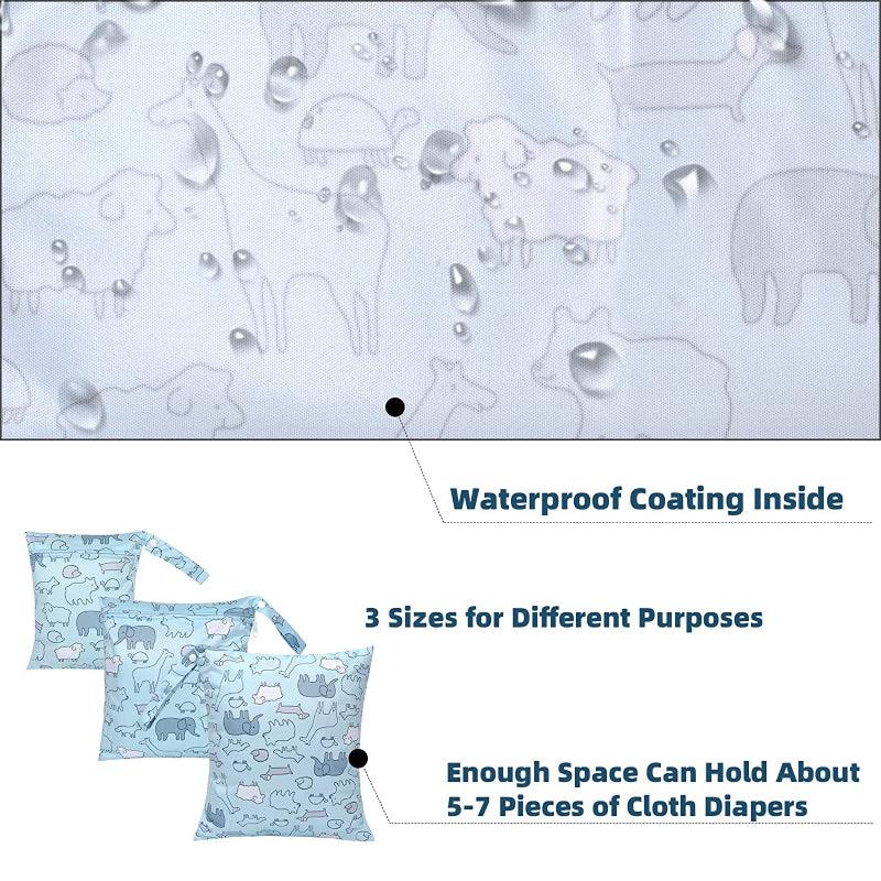 Reusable Waterproof Cloth Diaper Wet Dry Bags-Children Cloth Shop