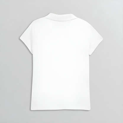 School Uniform Jersey Knit Polo Shirt For Girls