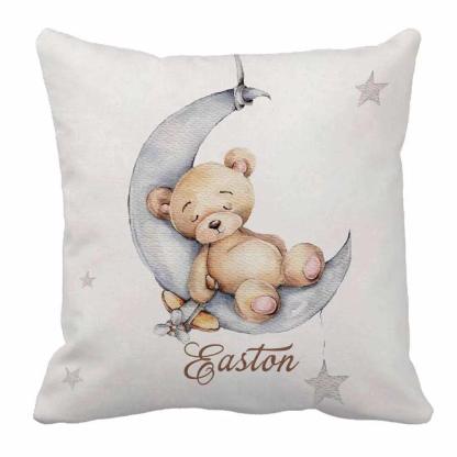 Custom Name Sleeping Bear Crib Bedding-Children Cloth Shop