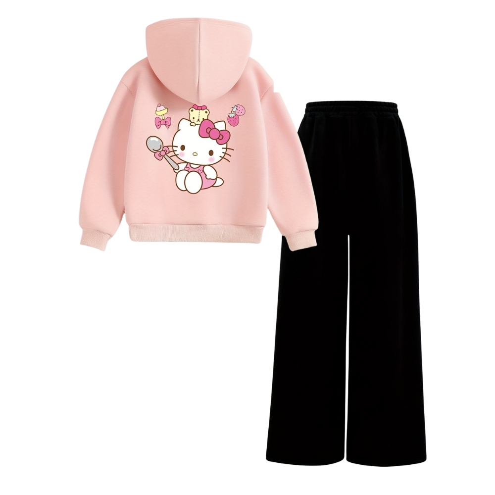 Twilight Sparkle Graphic Themed Sweatshirt And Flared Pants Set For Girls