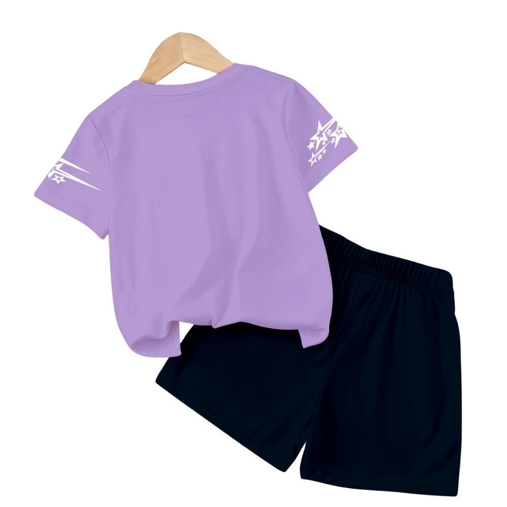 Twilight Sparkle Graphic Themed Sweatshirt And Flared Pants Set For Girls