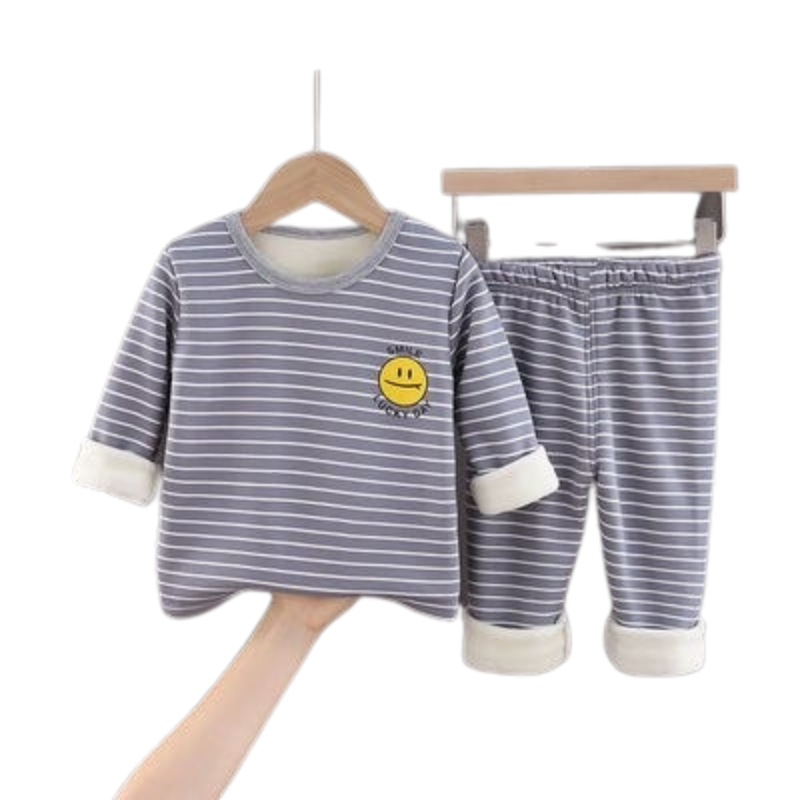 The All Over Striped Print Set-Children Cloth Shop