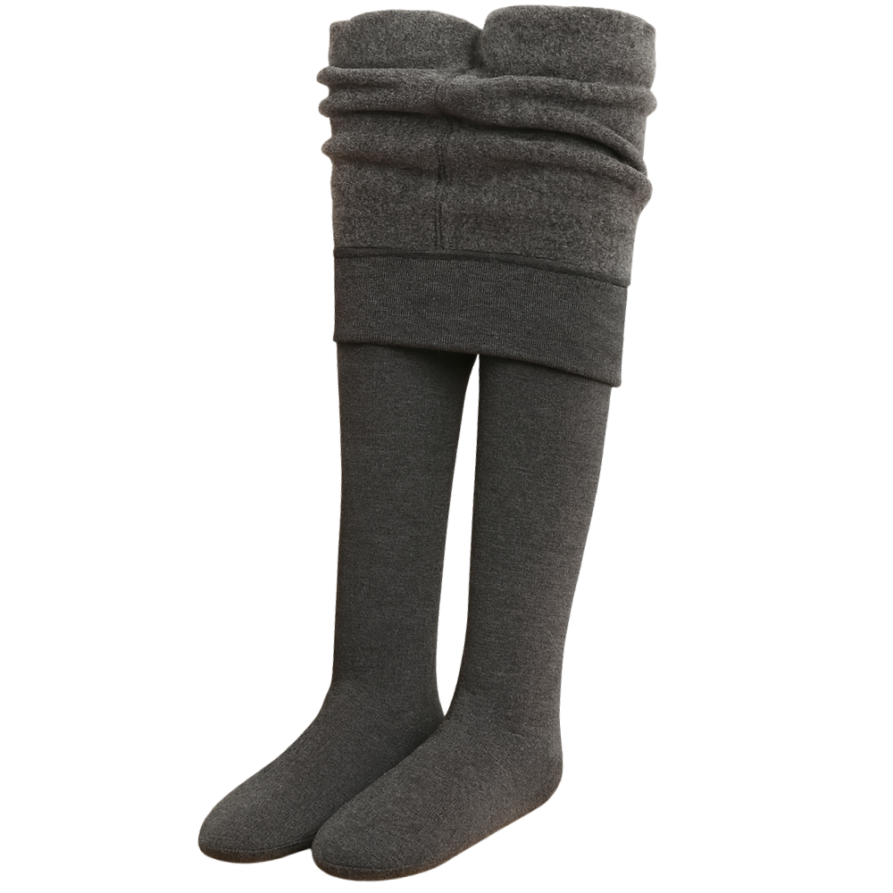 Thick Fleece Lined Tights For Girls