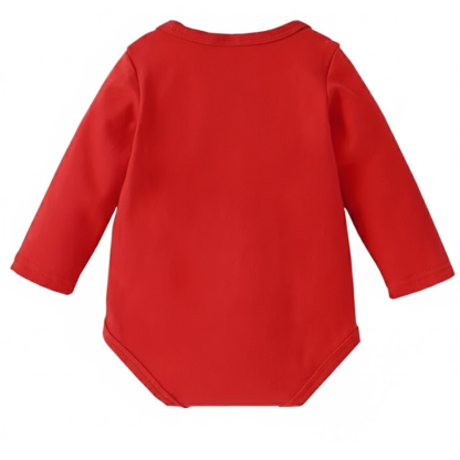 1st Christmas Long Sleeve Baby Onesie