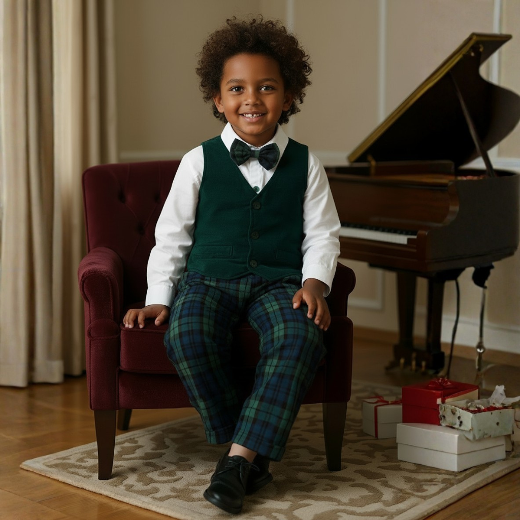 3 Pieces Formal Party Outfit Set For Boys