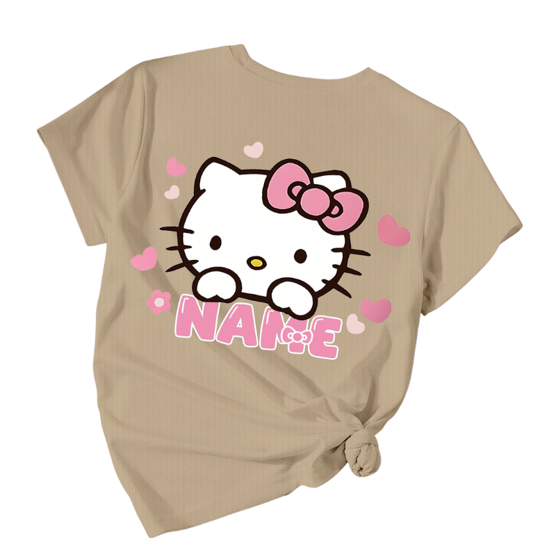 Hello Kitty Mesh Short Sleeve T Shirt