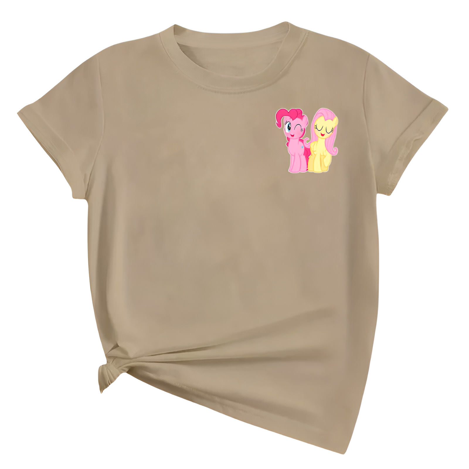 Short Sleeve T Shirt Featuring With Double Sided Pochacco Print For Girls