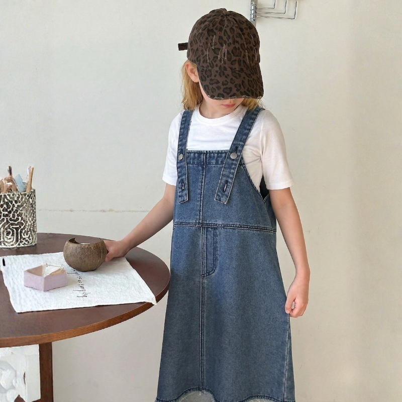 Denim Jumper Dress