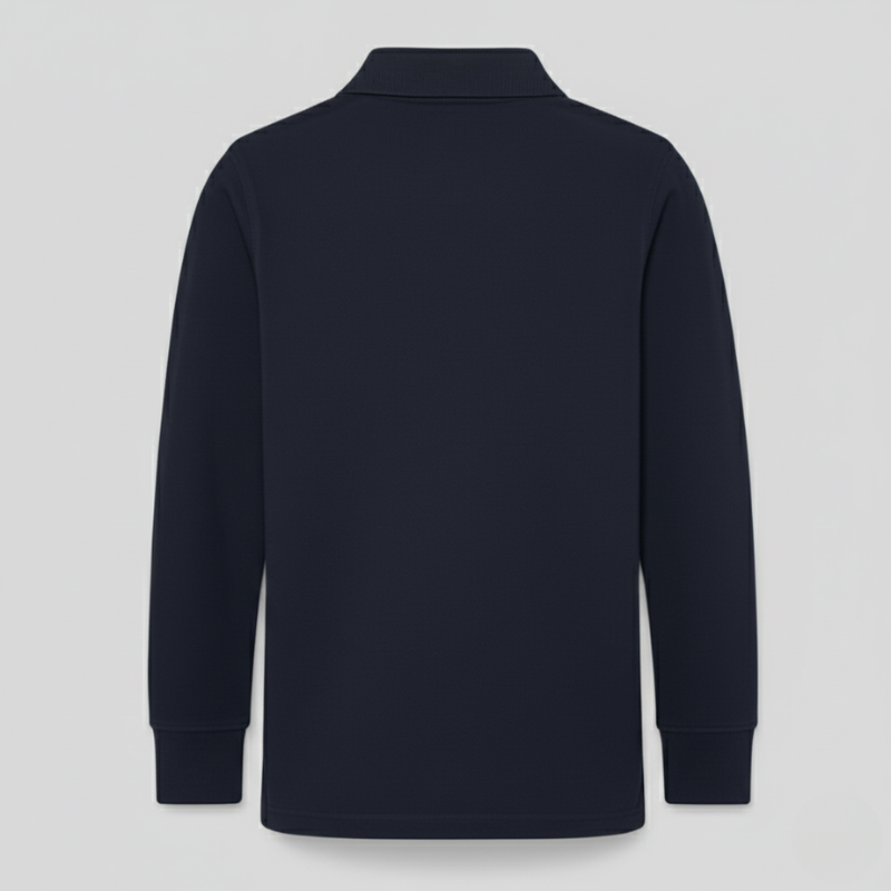 Pack of 3 Boys Long Sleeve Pique Polo