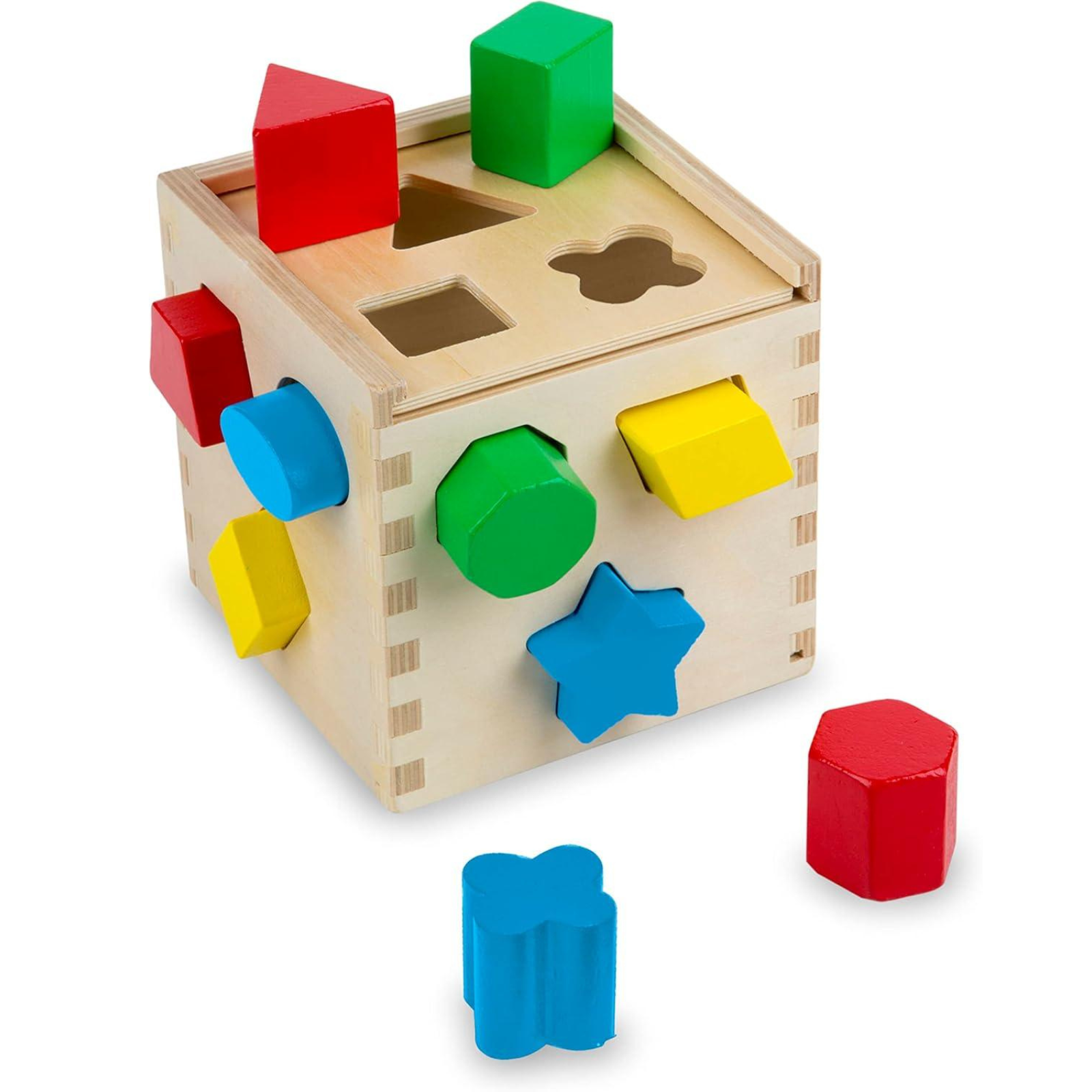 Classic Wooden Toy With 12 Shapes