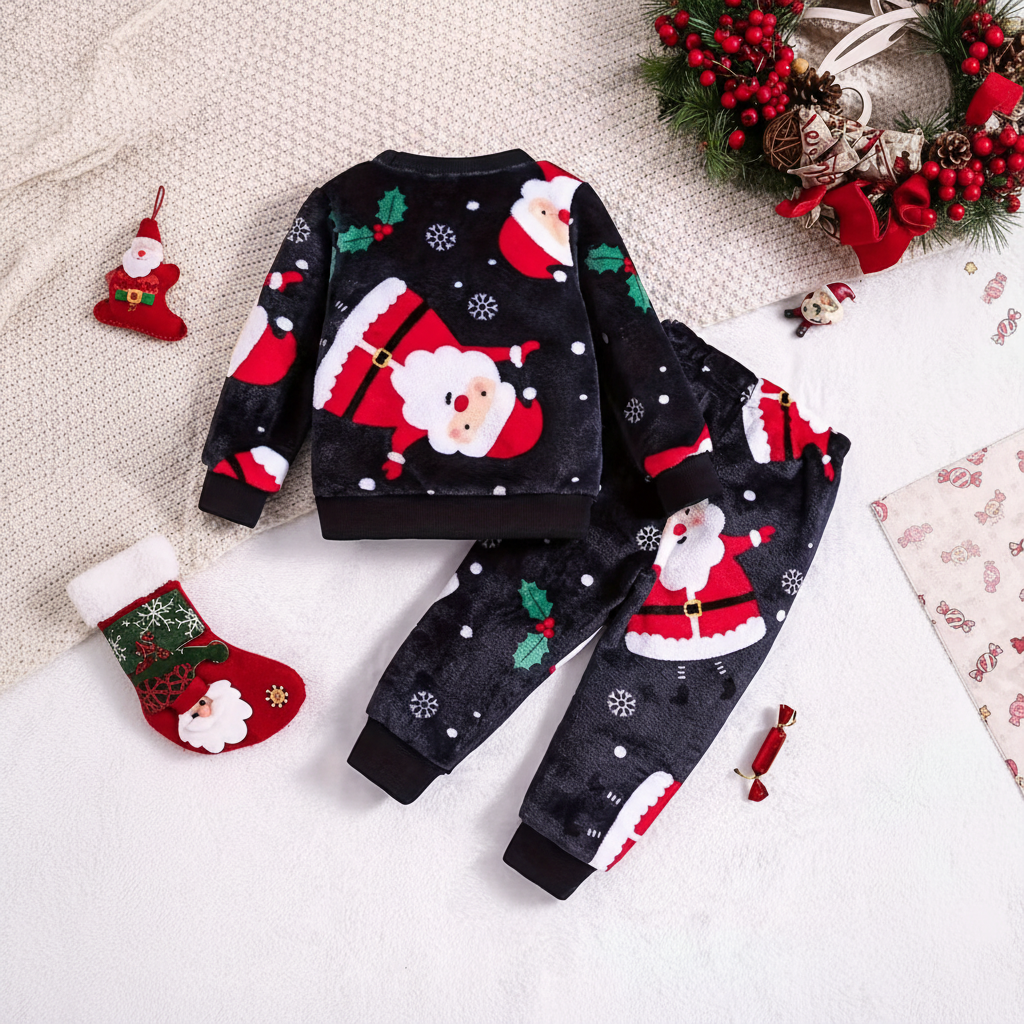 Autumn And Winter Pajama Suit Set