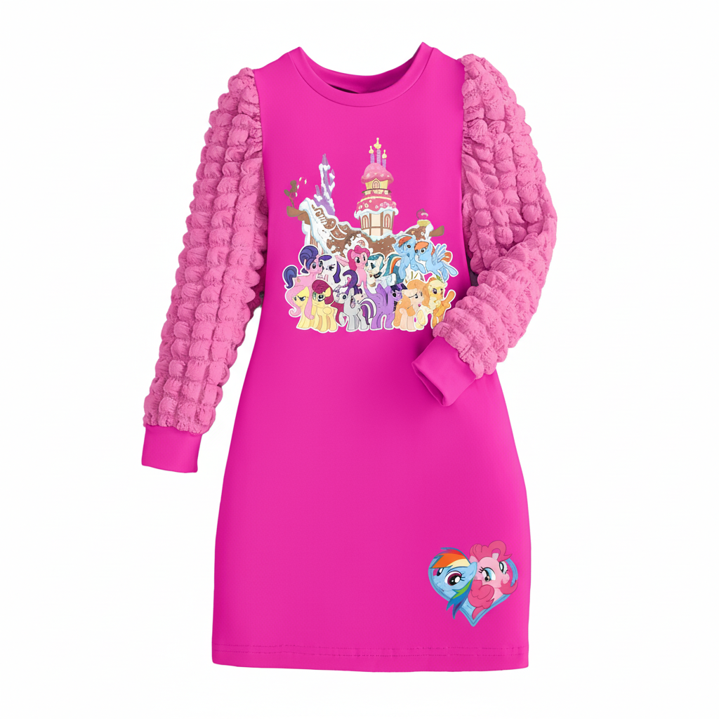 My Little Pony Puff Sleeve Dress