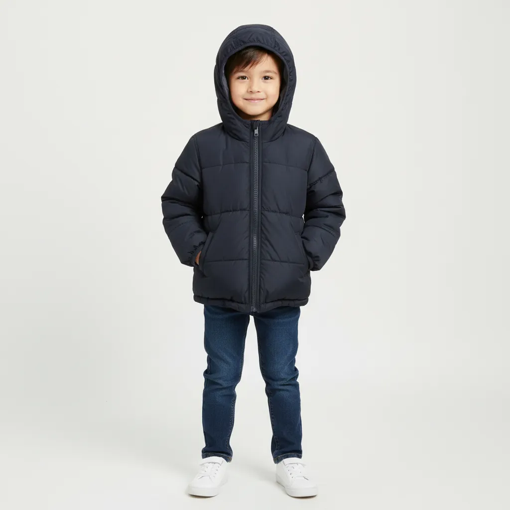 Insulated Puffer Jacket For Cold Days