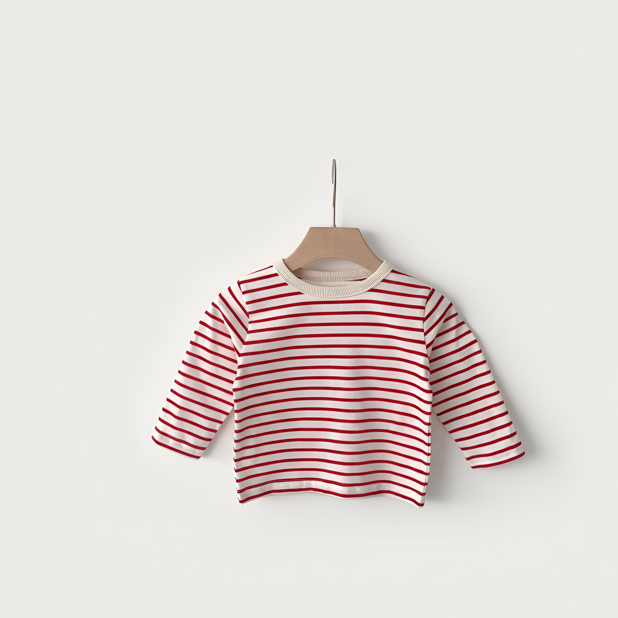 Stripes Patterned Long Sleeve T Shirt