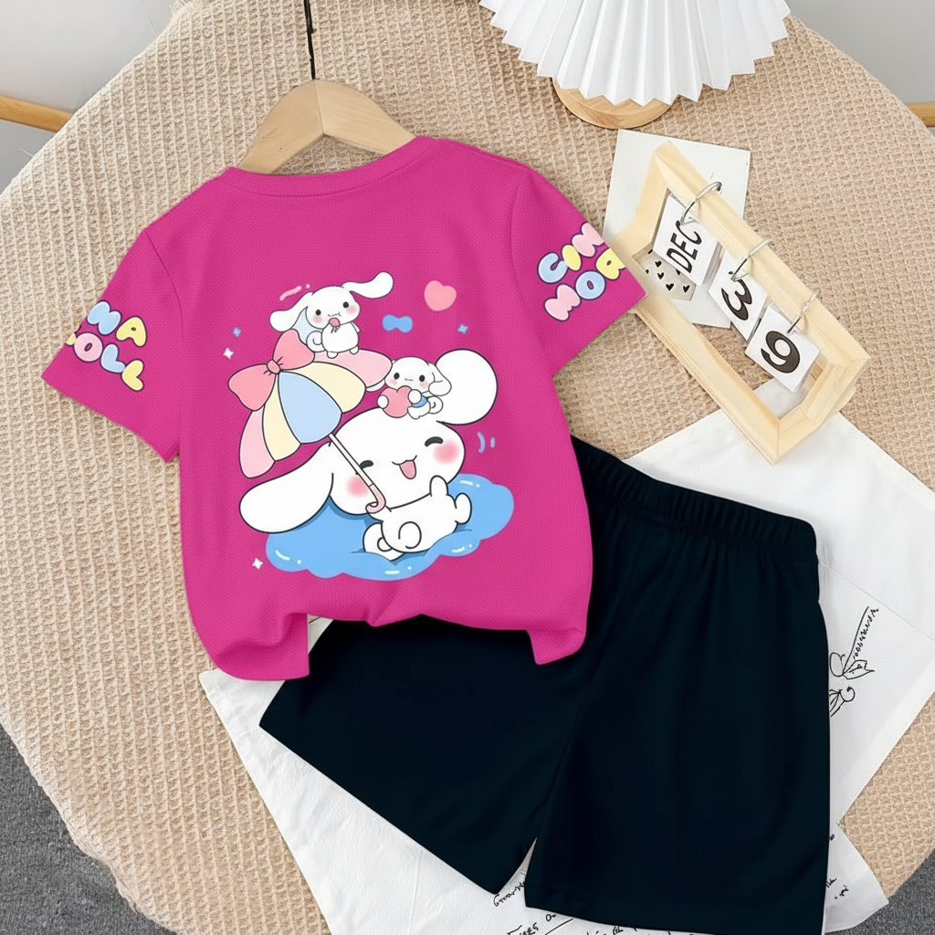 Cinnamoroll Inspired Summer Outfit Set For Girls
