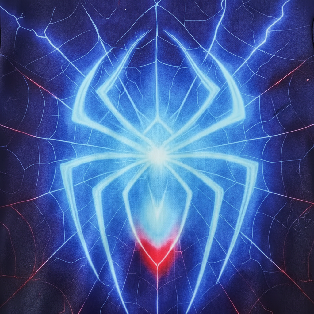 Long Sleeve T Shirt And Pant Set With Spider Design For Boys