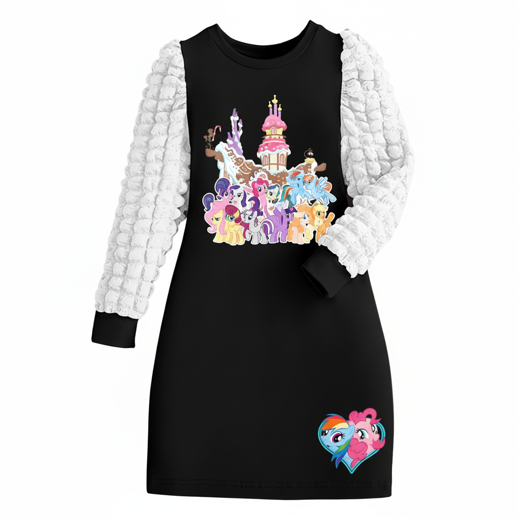 My Little Pony Puff Sleeve Dress