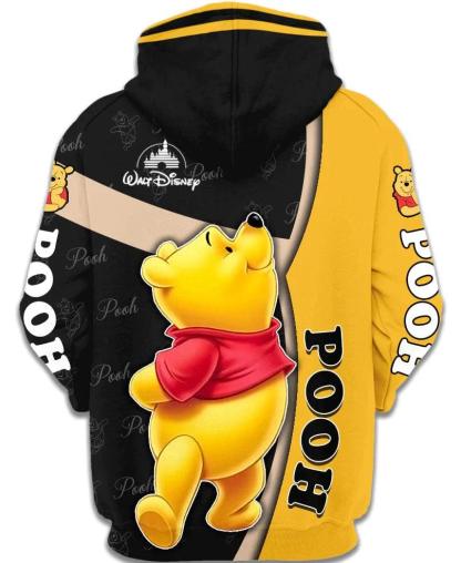 Children Winnie The Pooh Zip Up Hoodie - Children Cloth Shop