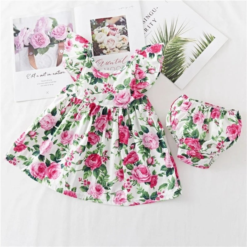 Cute Baby Girls 2 Piece Romper-Children Cloth Shop