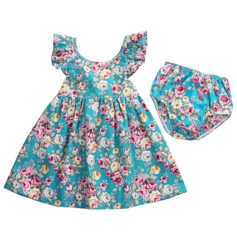 Cute Baby Girls 2 Piece Romper-Children Cloth Shop