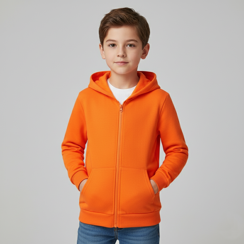 Zip-Up Cotton Casual Pocket Jacket