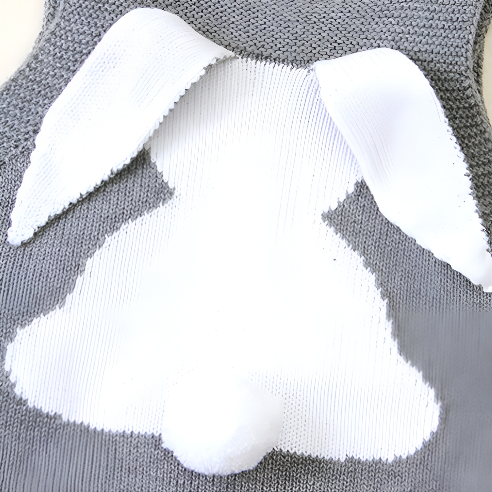 Soft Knitted Jumpsuits With Bunny Cartoon