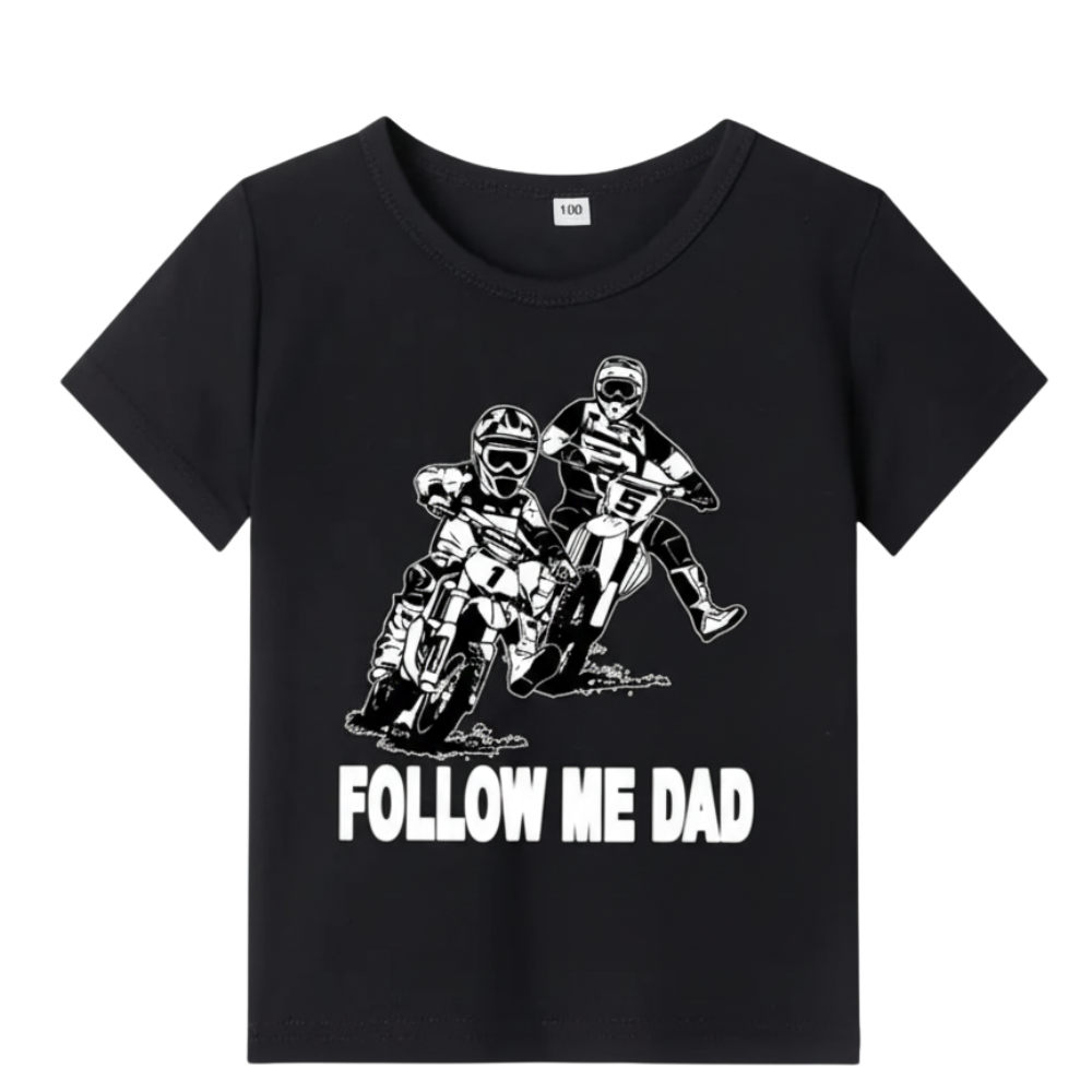 Motorcycle Graphic Print Short Sleeve T Shirt