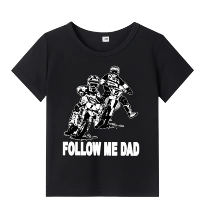 Motorcycle Graphic Print Short Sleeve T Shirt 