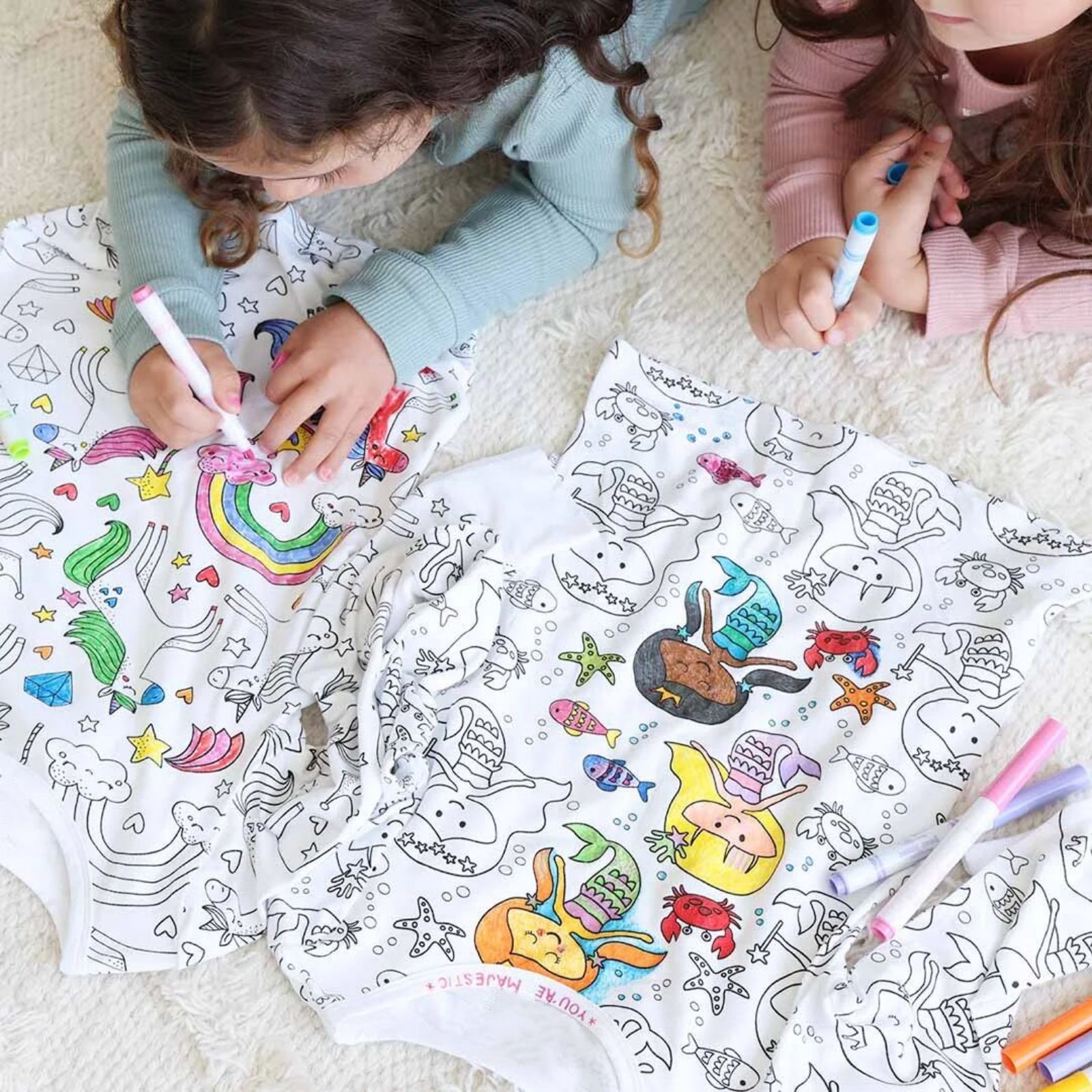 DIY Color Me Pajama Set For Kids