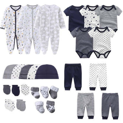 27Pcs Printed Baby Wear Jumpsuits-Children Cloth Shop