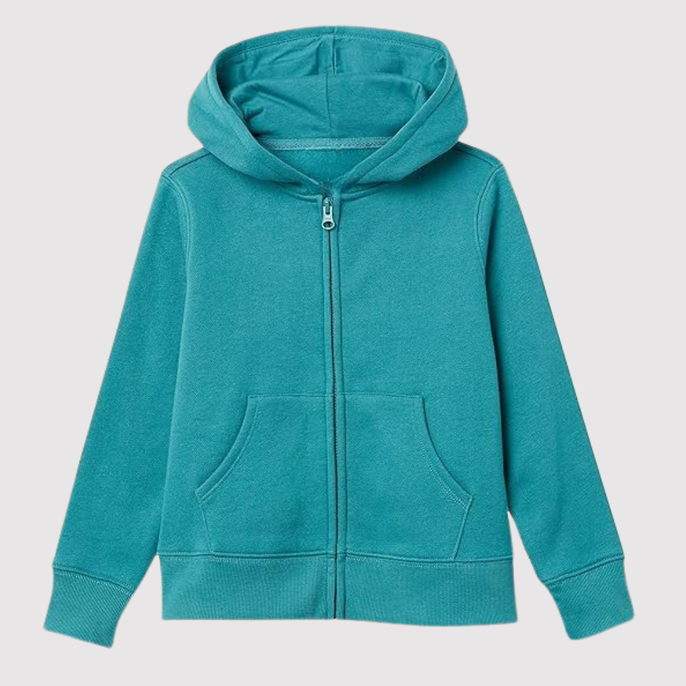 Girls And Toddlers Fleece Zip Up Hoodie Sweatshirt