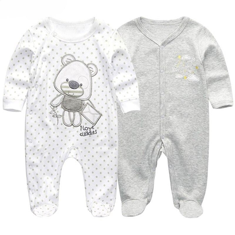 Long Sleeve Pure Cotton Bodysuits-Children Cloth Shop