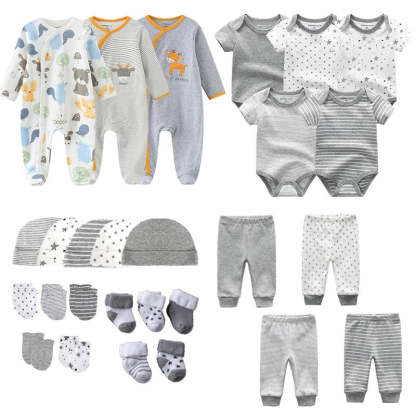 27Pcs Printed Baby Wear Jumpsuits-Children Cloth Shop