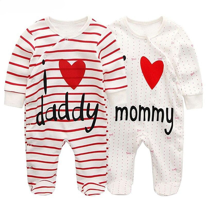 Long Sleeve Pure Cotton Baby Bodysuits-Children Cloth Shop