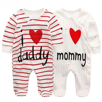 Long Sleeve Pure Cotton Baby Bodysuits-Children Cloth Shop