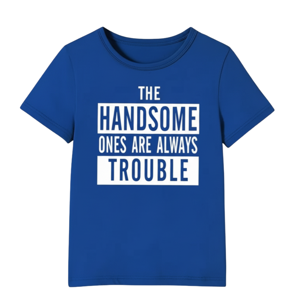 Phrase Graphic Print Short Sleeve T Shirt