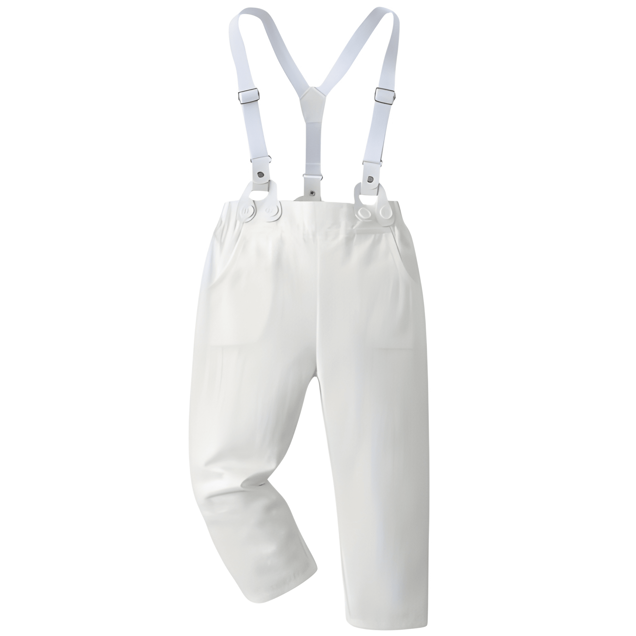 Three Piece Suit Set With Long Sleeve Shirt Vest And Trousers