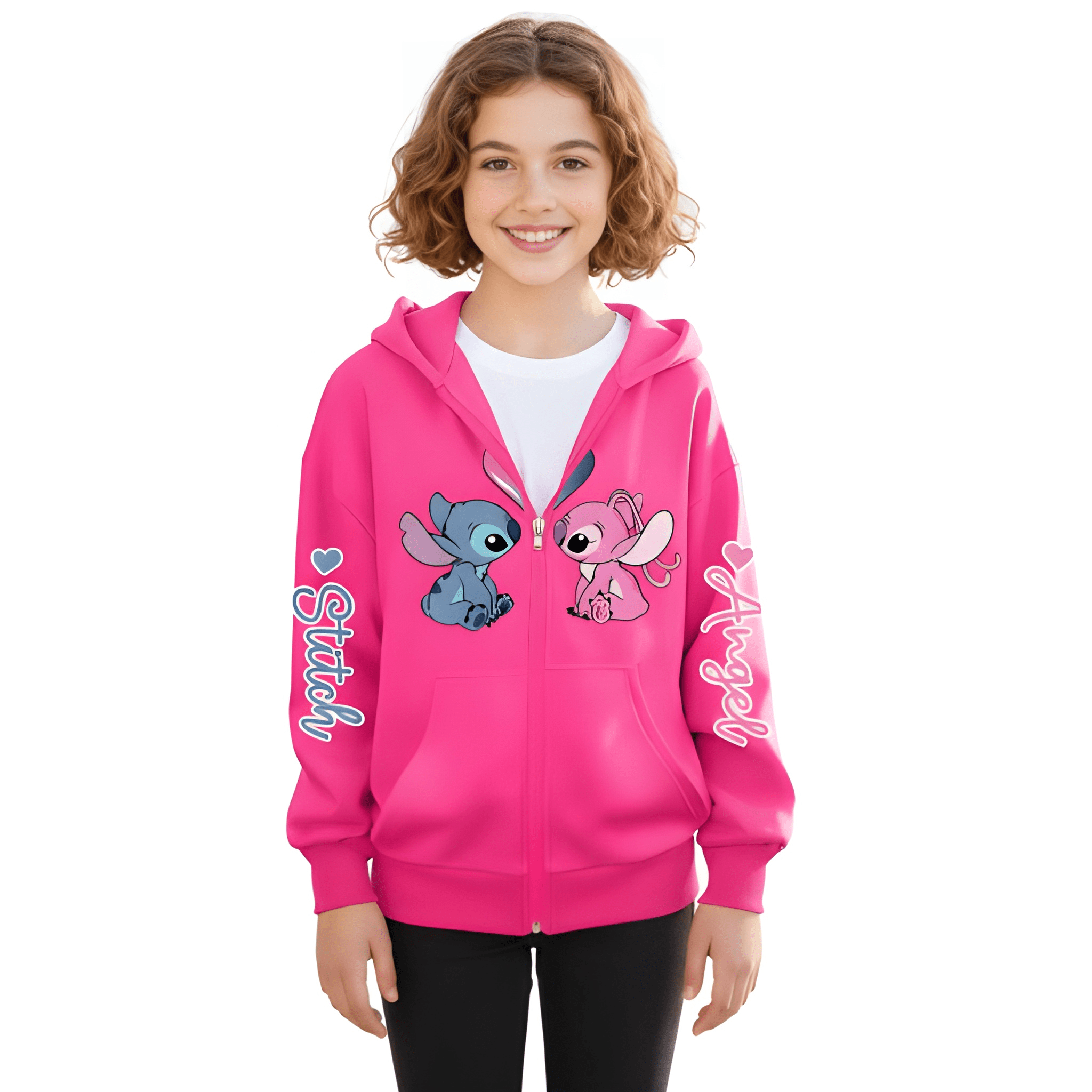 Stitch Angel Kids Hoodie