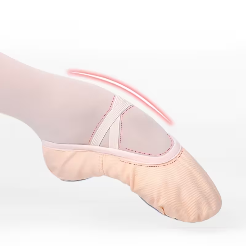 Girls Soft Sole Ballet Shoes