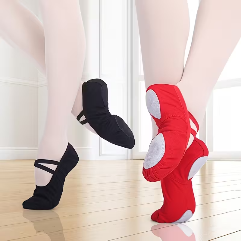 Girls Soft Sole Ballet Shoes