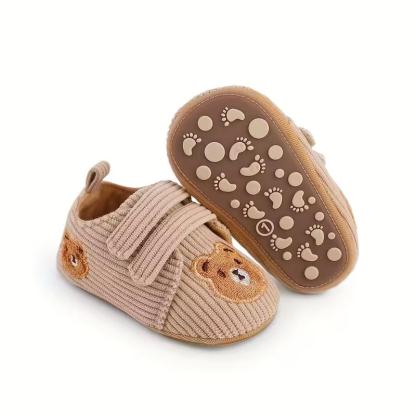 Soft Sole Bear Design Toddler Shoes