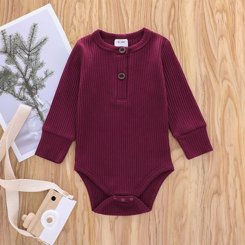 Solid Striped Cotton Jumpsuits For Toddlers-Children Cloth Shop