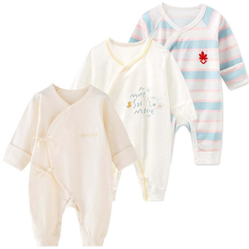 3Pcs Long Sleeve Romper Pajama Set-Children Cloth Shop