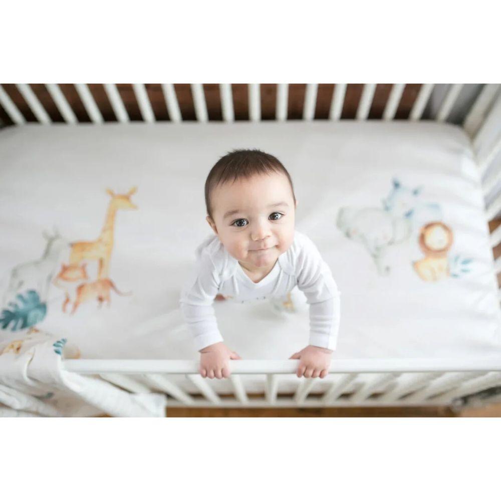 Custom Name Jungle Animals Crib Bedding-Children Cloth Shop