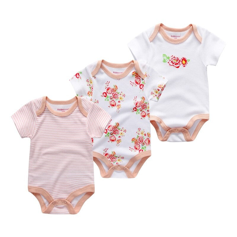 Babies 3 Pieces Onesie Romper Set-Children Cloth Shop