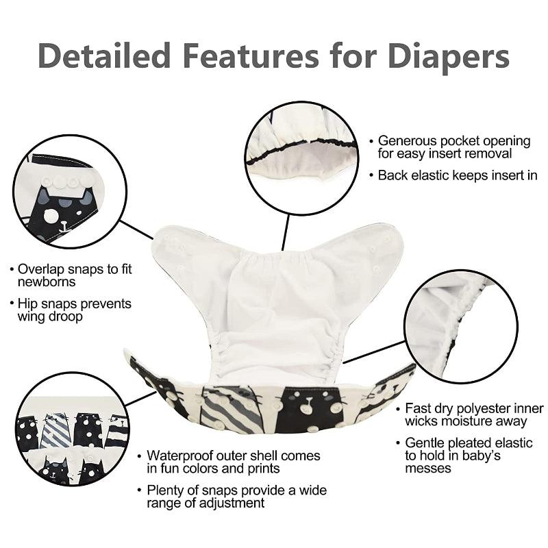 Baby Adjustable Cloth Diapers-Children Cloth Shop