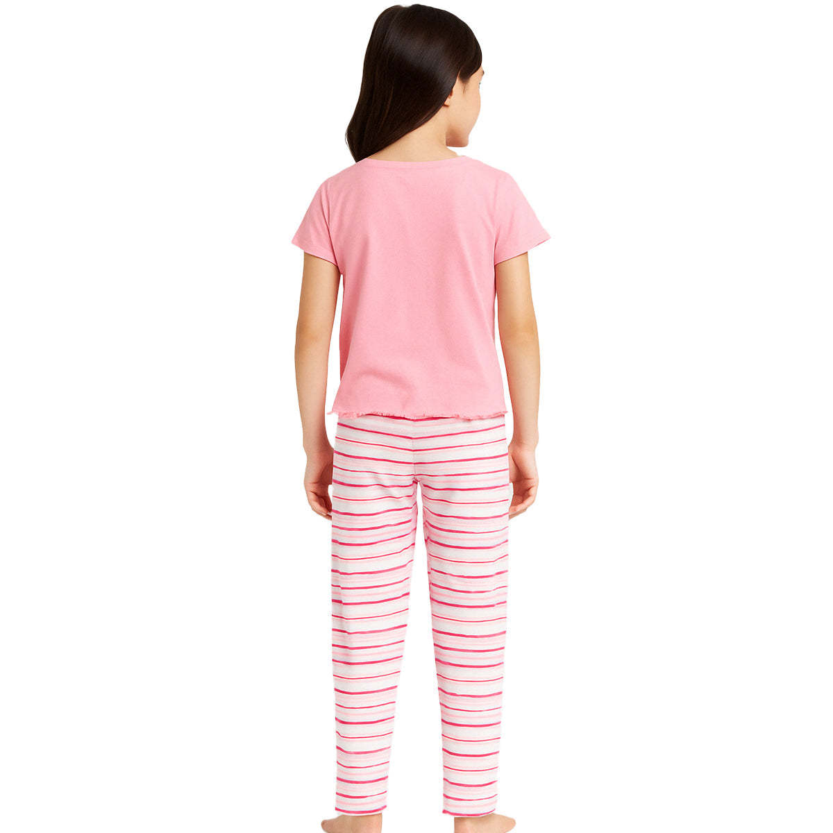 Short Sleeve Printed Pajama Set For Kids