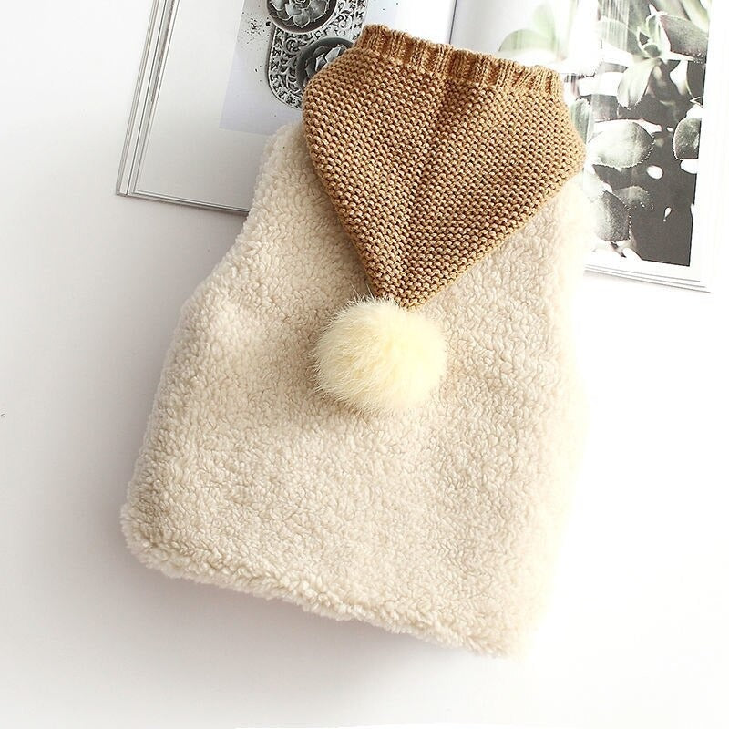 Winter Baby Hooded Knitted Vest Coat-Children Cloth Shop