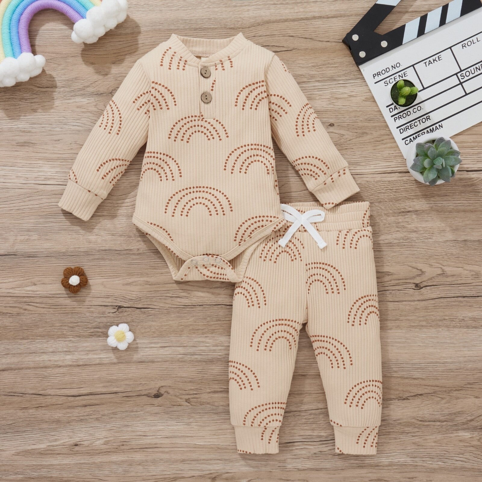 Full Sleeve Bodysuit & Long Pants Sleep Set-Children Cloth Shop