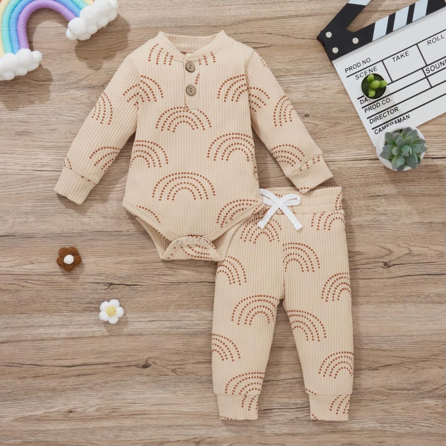 Full Sleeve Bodysuit & Long Pants Sleep Set-Children Cloth Shop